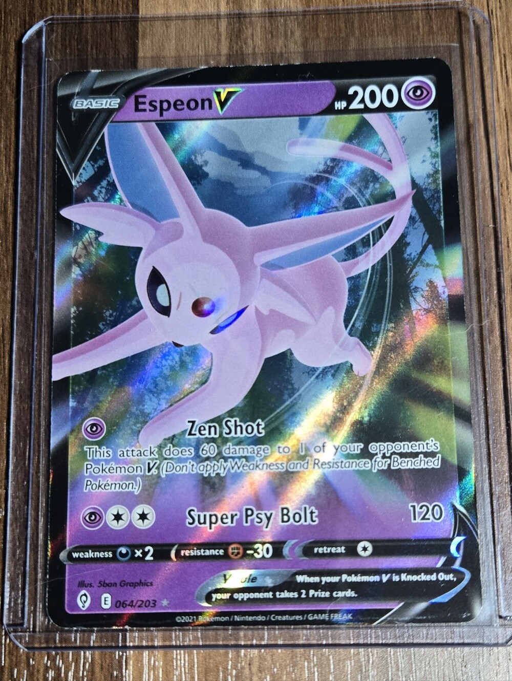 Pokémon Card Full Art - Espeon V